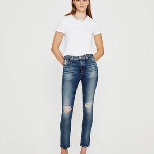AG Adriano Goldschmied Women's Mari Crop Jeans